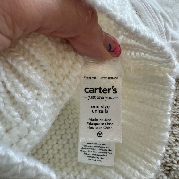 6M Bunny Carter’s Baby Clothes 1 Onesie, 1 Bunny Beanie Hat, 1 Pants - Picture 3 of 12